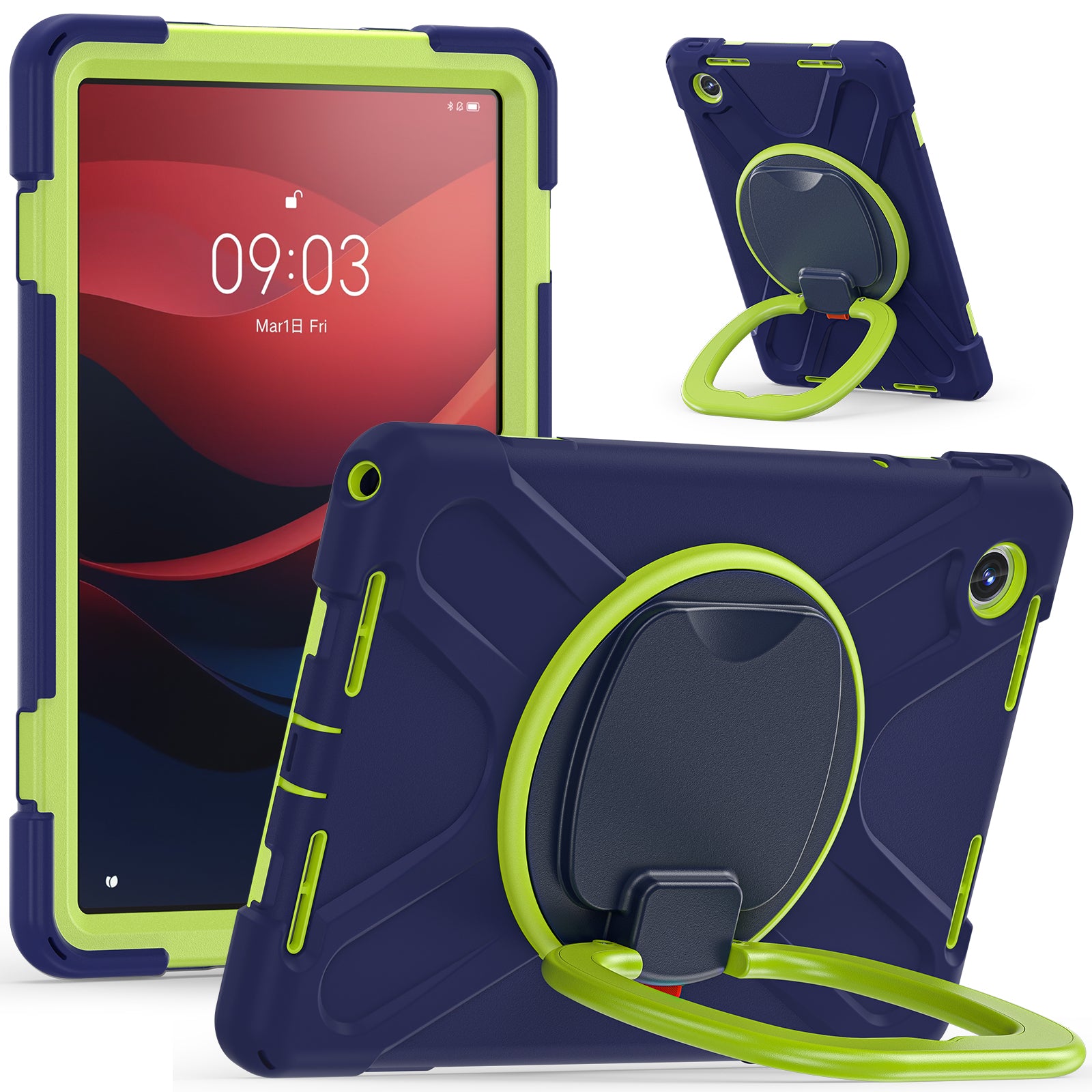 For Lenovo Tab M11 / Xiaoxin Pad 11 2024 TB-330FU 331FC Case Kickstand PC+Silicone Tablet Cover For Lenovo Tab M11 / Xiaoxin Pad 11 2024 TB-330FU 331FC Case Kickstand PC+Silicone Tablet Cover